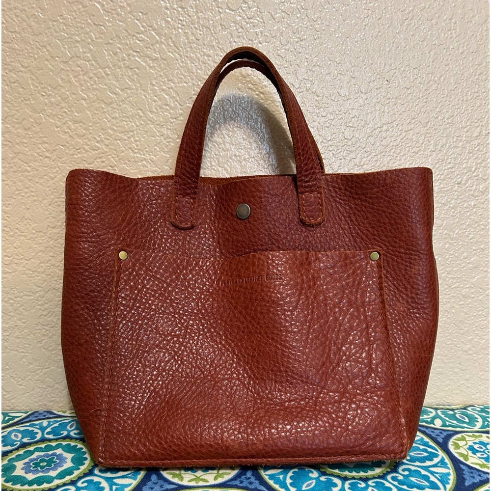 Portland Leather Goods mini crossbody tote